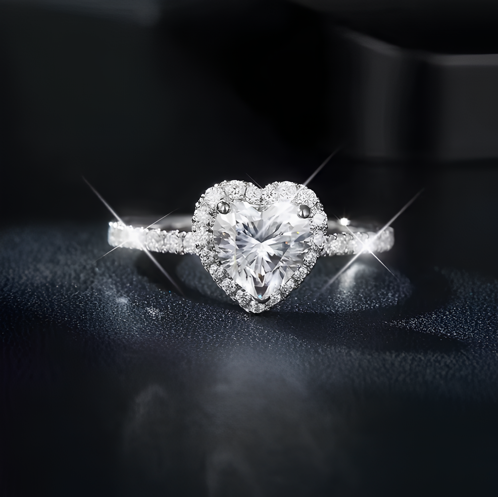 Bague Sweet Heart Moissanite