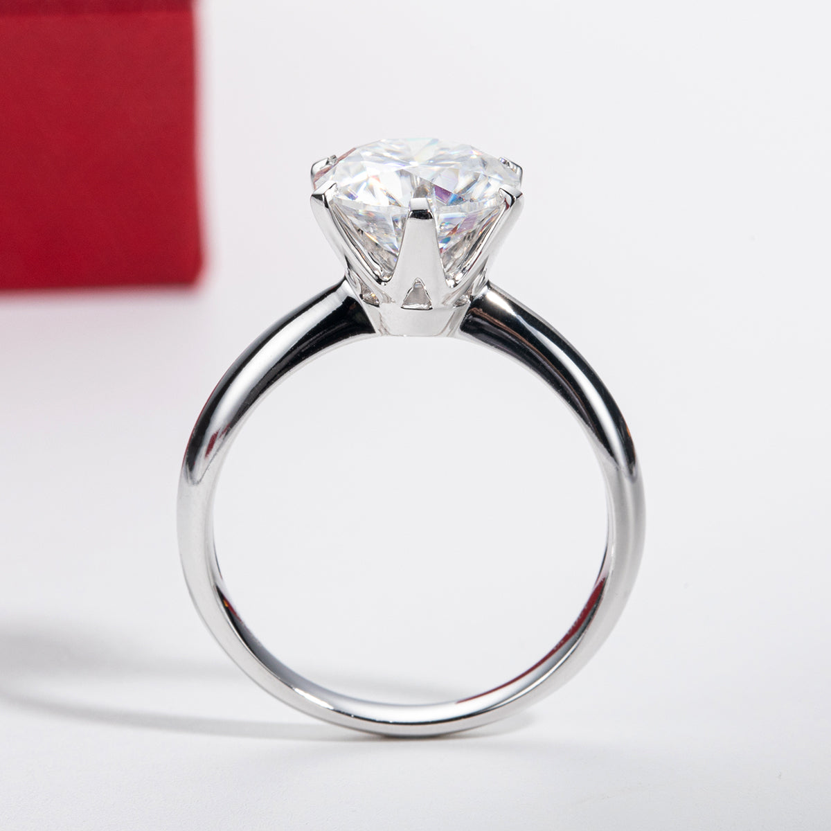 Anel Solitário Brilhante Moissanite - Loratta