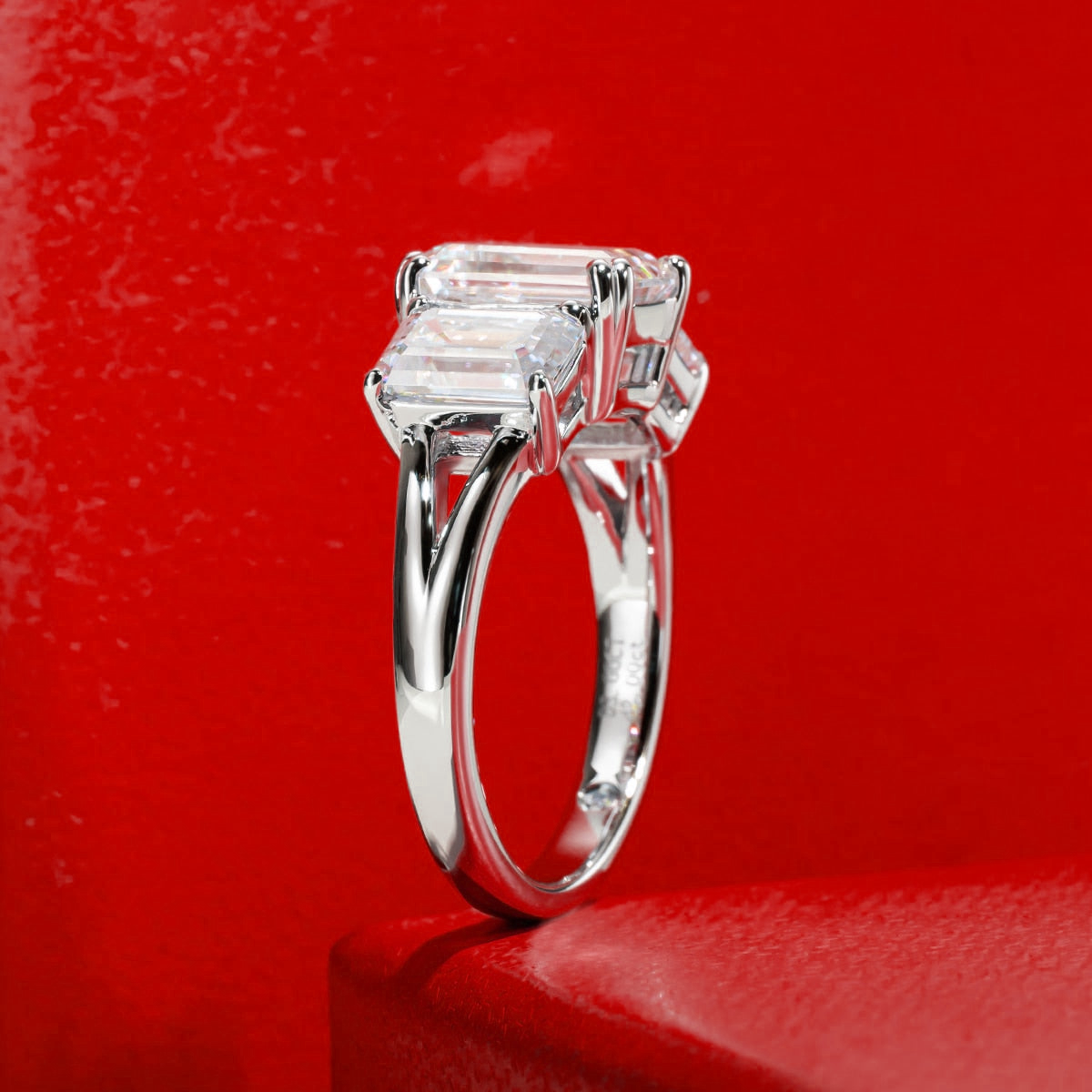 Bague Trinity Moissanite