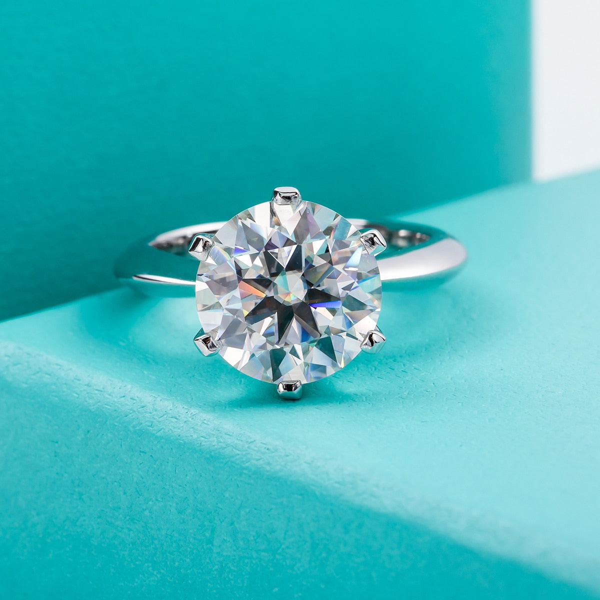 Anel Solitário Brilhante Moissanite - Loratta