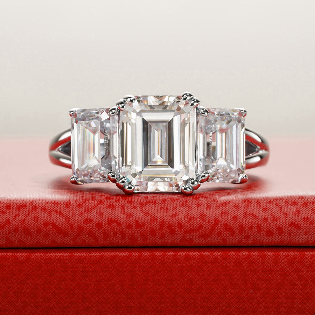 Bague Trinity Moissanite