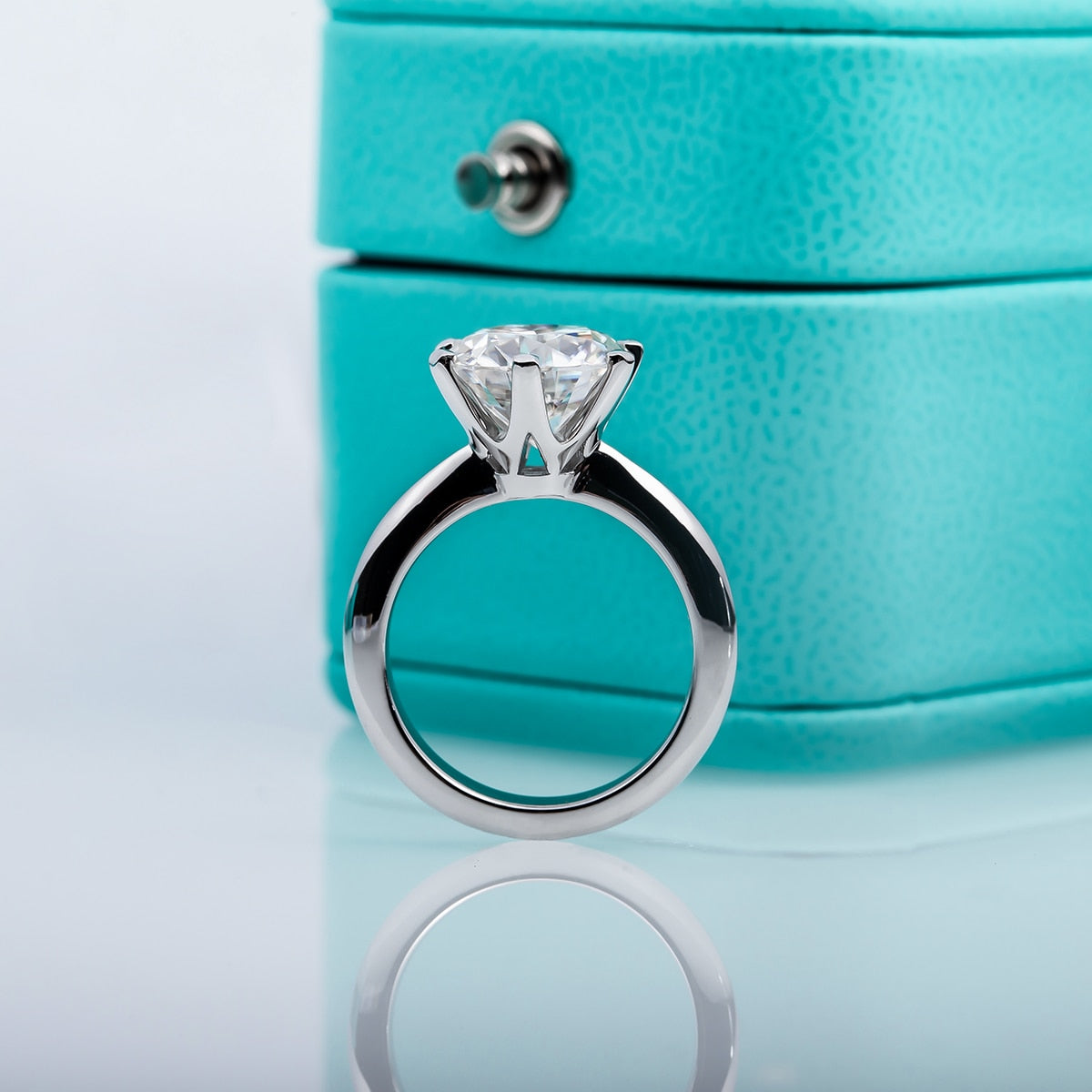 Anel Solitário Brilhante Moissanite - Loratta