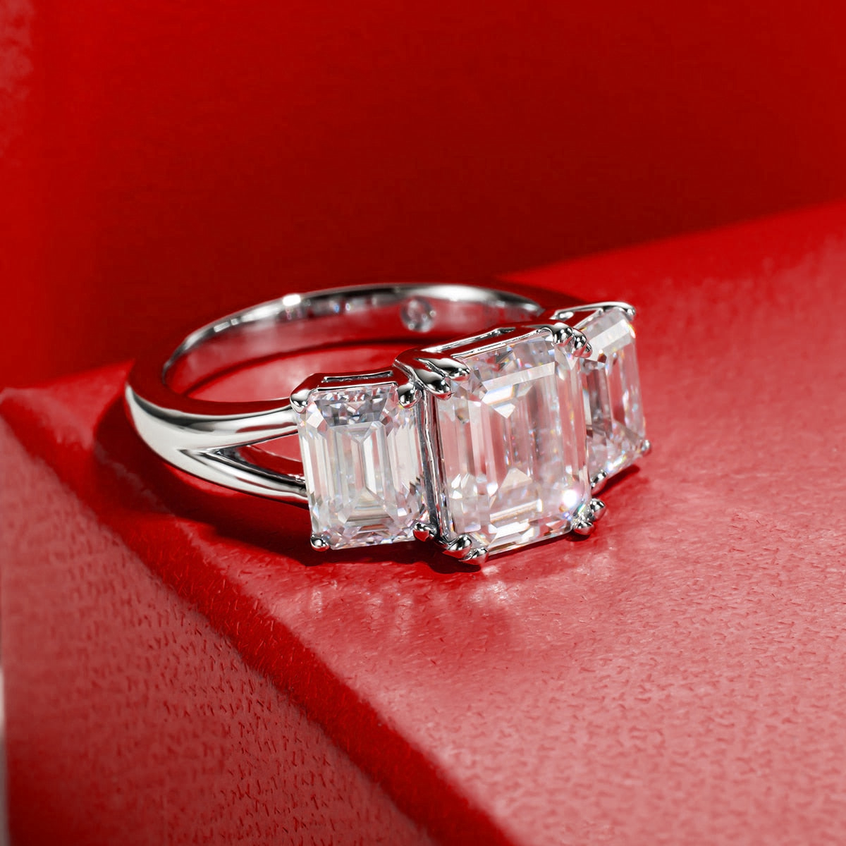 Bague Trinity Moissanite