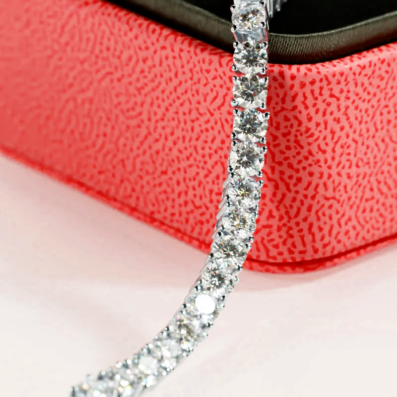 Bracelet Riviera Moissanite 4.0 mm