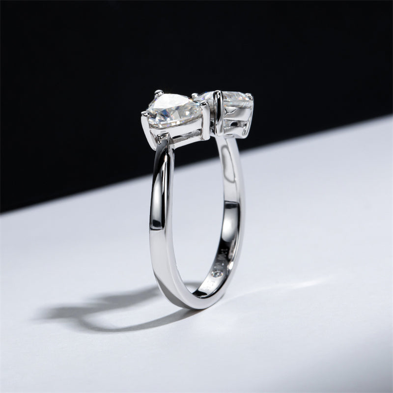 Anel Laço de Amor Moissanite - Loratta 