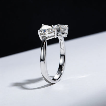 Anel Laço de Amor Moissanite - Loratta 