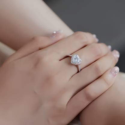 Bague Sweet Heart Moissanite