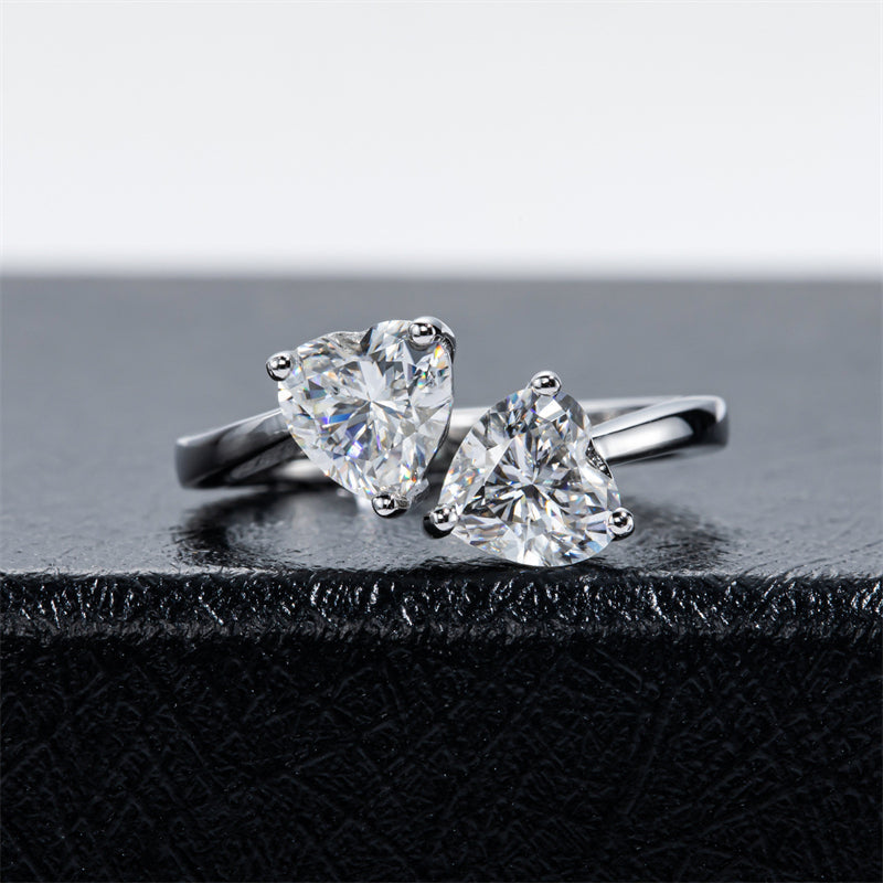 Anel Laço de Amor Moissanite - Loratta 