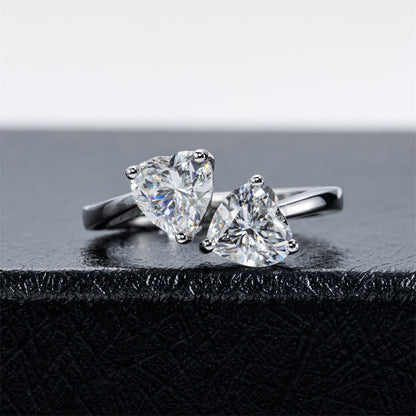 Anel Laço de Amor Moissanite - Loratta 