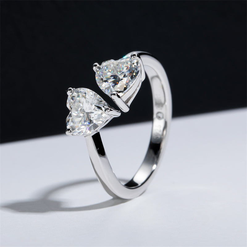 Anel Laço de Amor Moissanite - Loratta 