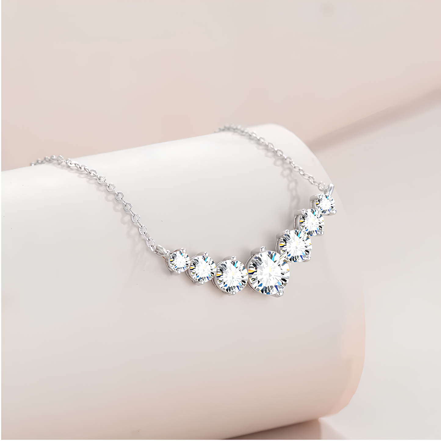 Collier Starlight en moissanite