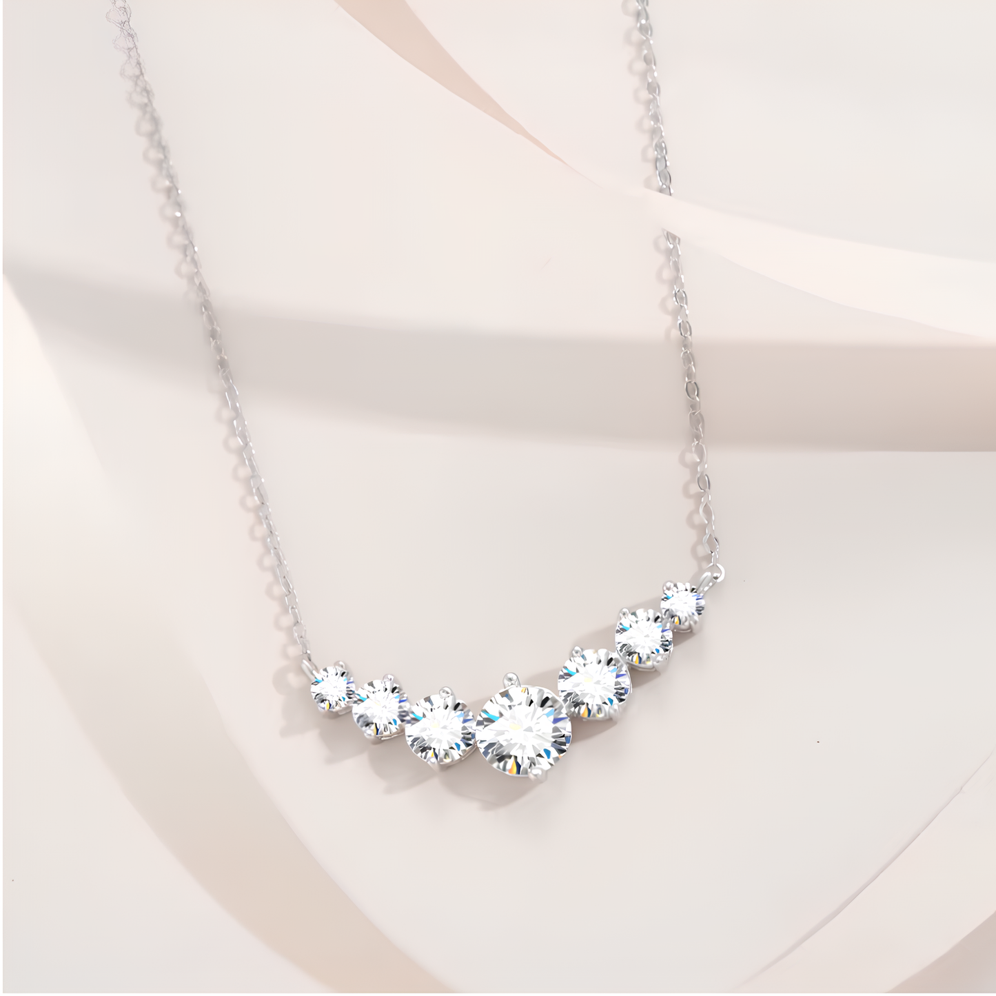 Collier Starlight en moissanite