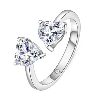 Anel Laço de Amor Moissanite - Loratta 