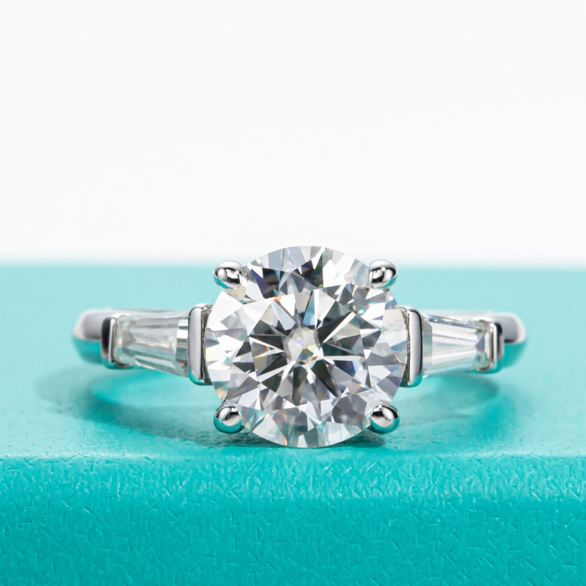 Anel Tríplice Moissanite - Loratta