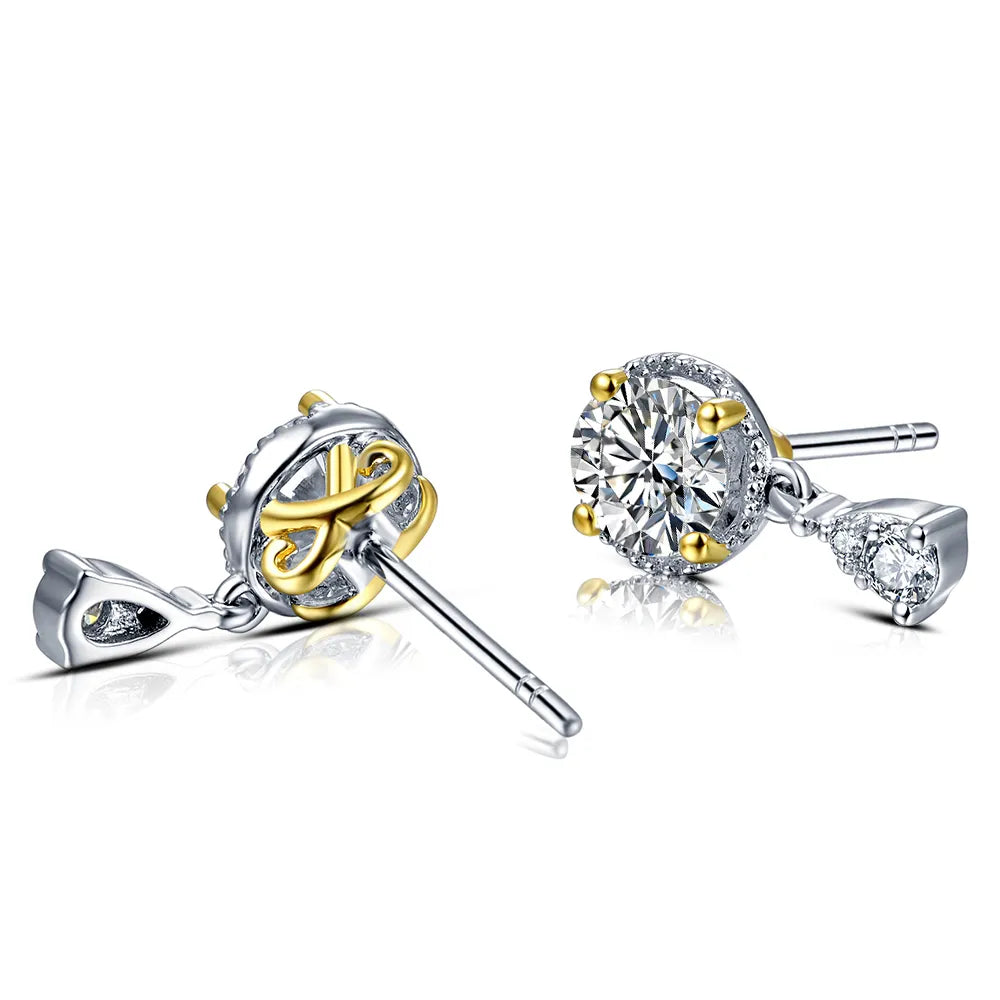 Brinco Pedra Celestial Moissanite - Loratta 