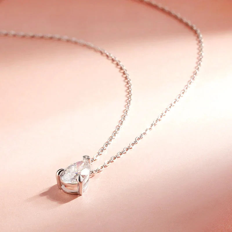 Collier Lumina Moissanite en argent
