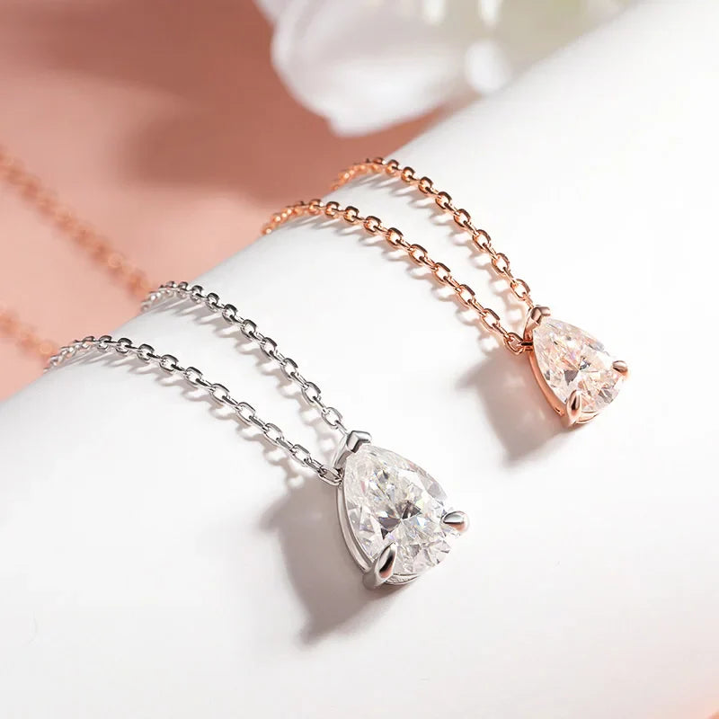 Collier Lumina Moissanite en argent
