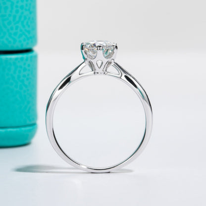 Anel Borealis Moissanite Cravejado - Loratta 