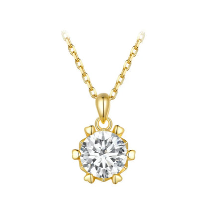 Colar Pendant Brilho de Amor Moissanite - Loratta 