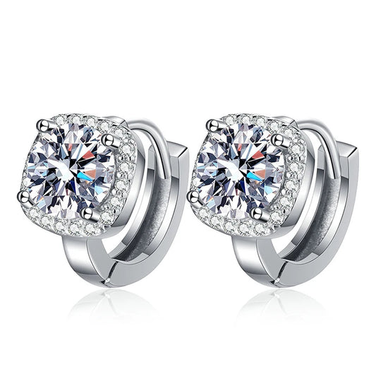 Boucle d'oreille Serene Brilliance Moissanite