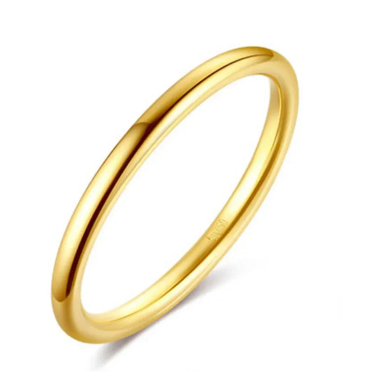 Aliança Finesse Ouro 18k AU750 - Loratta