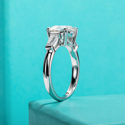 Anel Tríplice Moissanite - Loratta