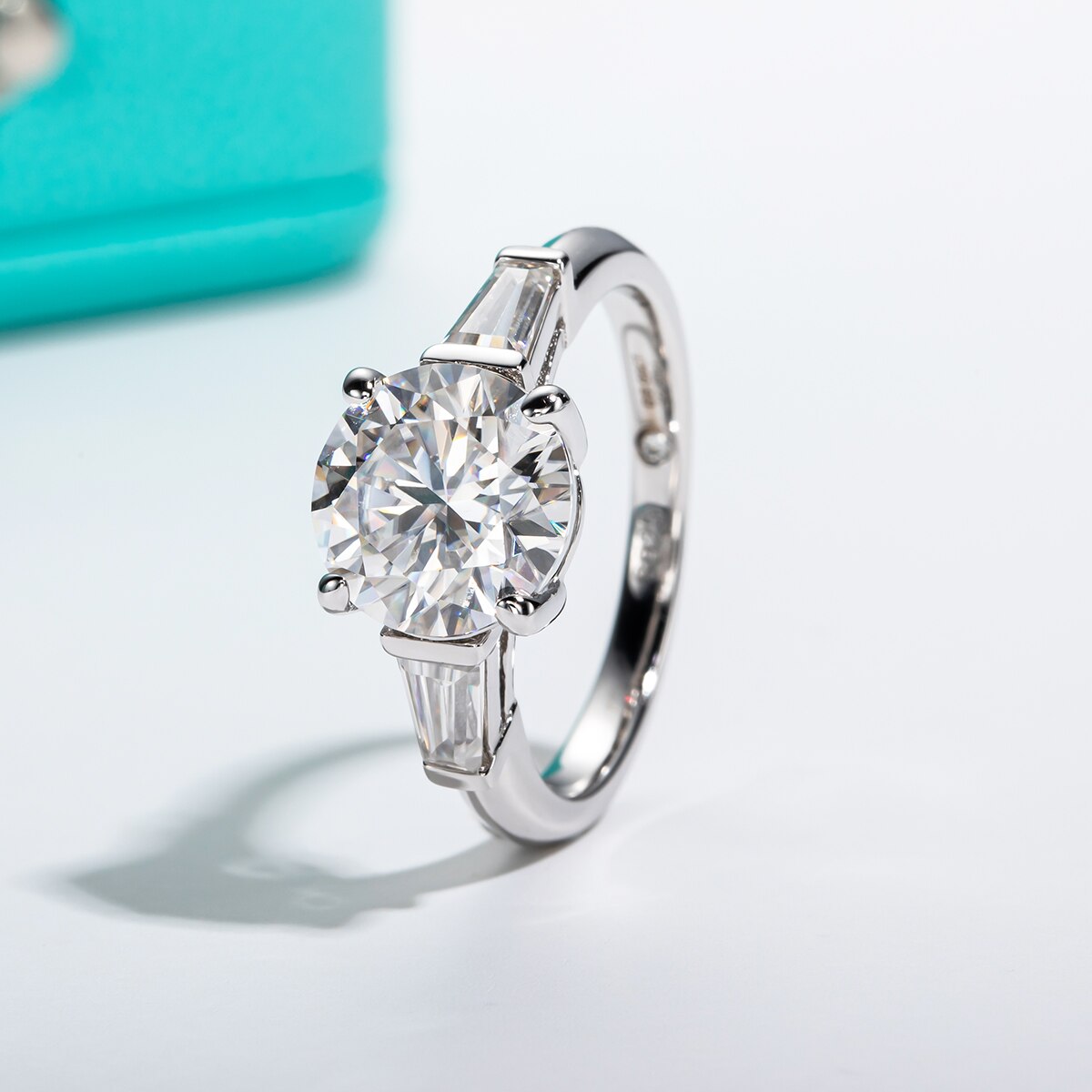 Anel Tríplice Moissanite - Loratta