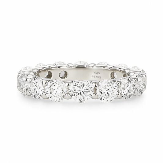 Alliance Fidèle Amour 480 Points Moissanite