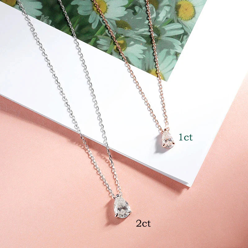 Collier Lumina Moissanite en argent
