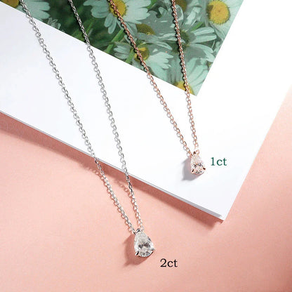 Collier Lumina Moissanite en argent
