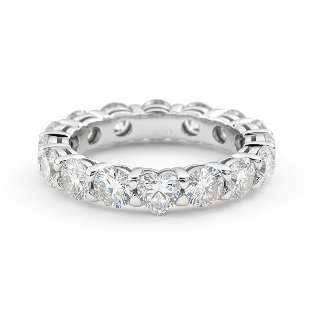 Alliance Fidèle Amour 480 Points Moissanite