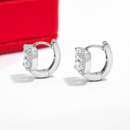 Boucle d'oreille Serene Brilliance Moissanite