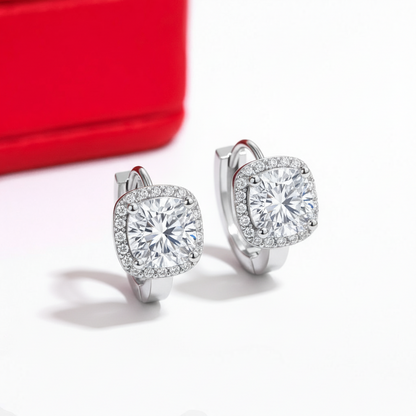 Boucle d'oreille Serene Brilliance Moissanite