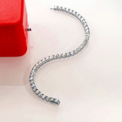 Bracelet Riviera Moissanite 4.0 mm